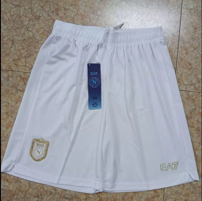AAA Quality Napoli 26/27 White Soccer Shorts